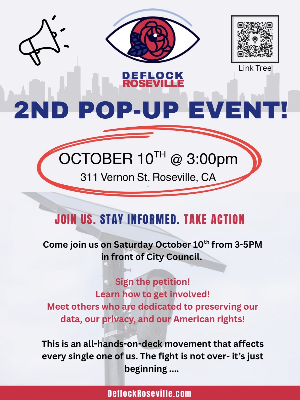 Pop up Roseville Town Square, Saturday October 10, 3PM-5PM
